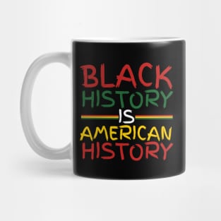 Black History Is American History Mug
